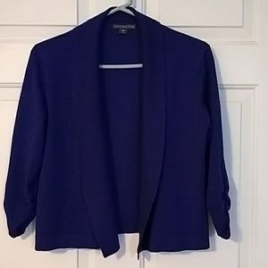 Royal blue cropped sweater